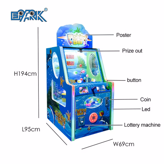 Ocean Pop II Lanzar pelota Juego divertido para niños Juego de canje
